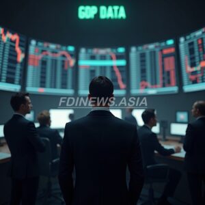 Thị trường chứng khoán biến động nhẹ, nhà đầu tư chờ đợi dữ liệu GDP