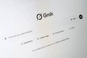 Giao diện Grok—chatbot AI của xAI—trong bối cảnh Philippines cho biết sẽ khôi phục quyền truy cập sau các cam kết tăng cường biện pháp an toàn. Ảnh: chụp lại từ Seeking Alpha.