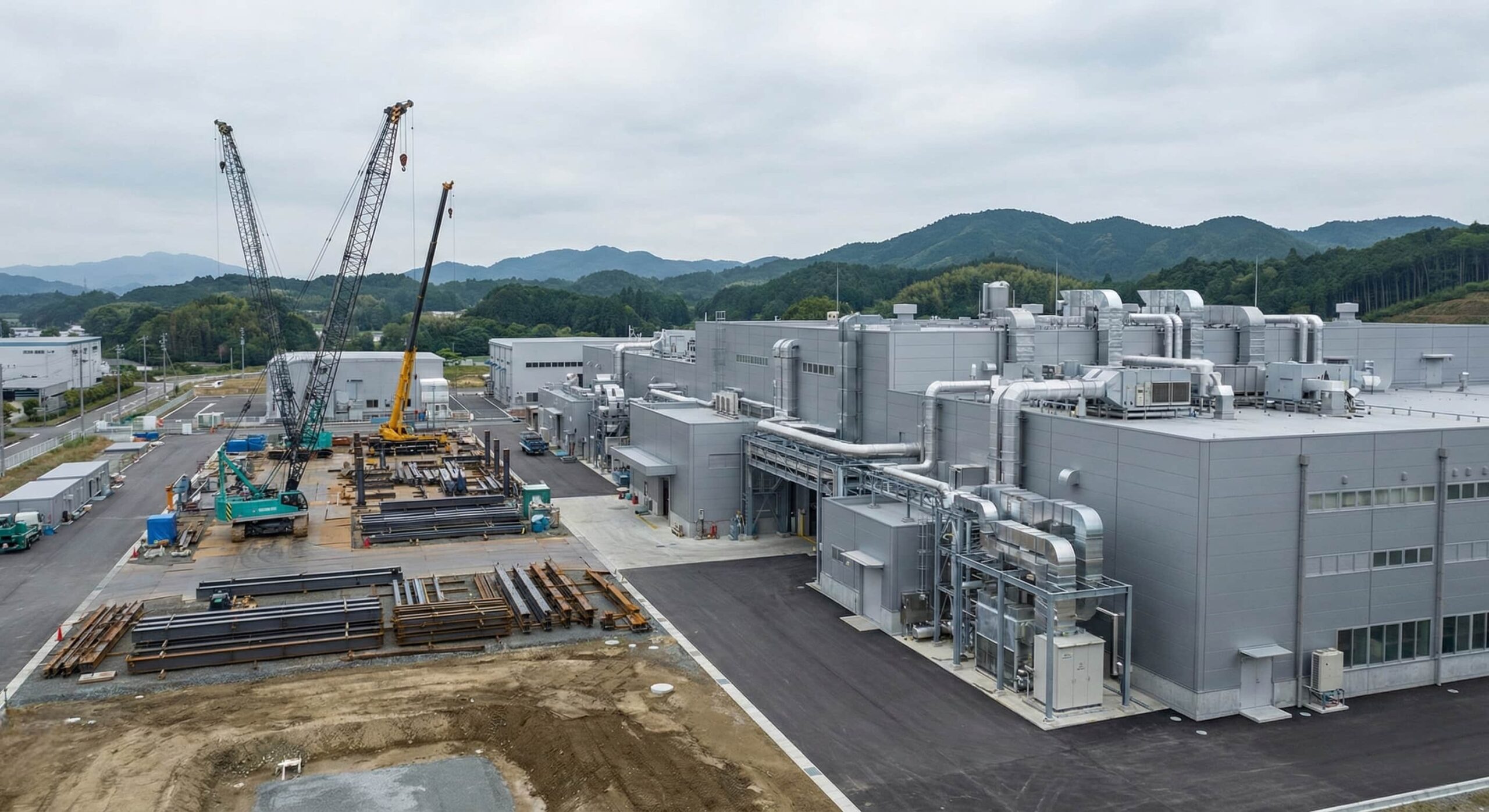 Ảnh minh họa (AI tạo): nhà máy bán dẫn—tin liên quan kế hoạch USJC/UMC tăng đầu tư thiết bị nhằm mở rộng năng lực sản xuất tại tỉnh Mie (Nhật).