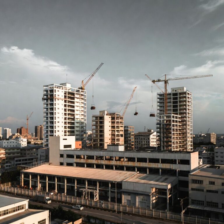 Đài Trung thúc đẩy mô hình nhà máy theo chiều đứng nhằm ứng phó giá đất tăng cao, song chuyên gia cảnh báo cần đánh giá kỹ áp lực lên giao thông và hạ tầng đô thị.（Ảnh chụp màn hình từ Ảnh minh họa）