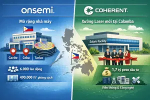Coherent vừa mở xưởng laser 1.500 m2 ở Calamba, còn vốn mới của onsemi chưa được nêu