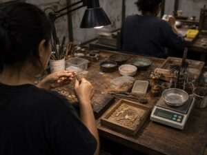 Giá kim loại quý cao khiến ngành trang sức Indonesia phải quản trị vốn và chứng nhận chặt hơn.