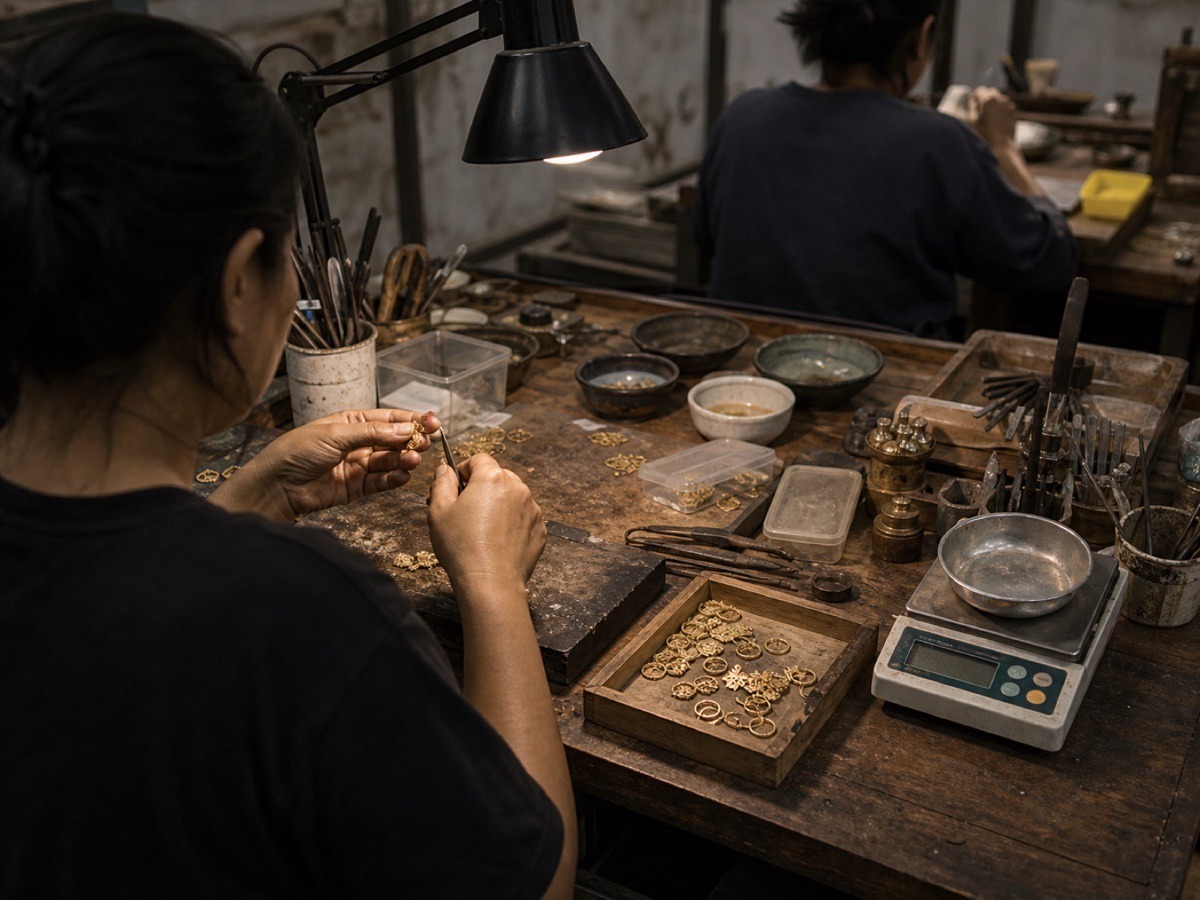 Giá kim loại quý cao khiến ngành trang sức Indonesia phải quản trị vốn và chứng nhận chặt hơn.