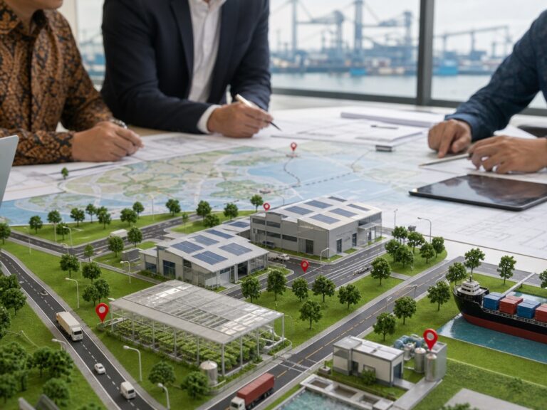 Hành lang công nghiệp và logistics trong khu vực là nơi hợp tác Indonesia - Singapore có thể hiện hình rõ nhất.