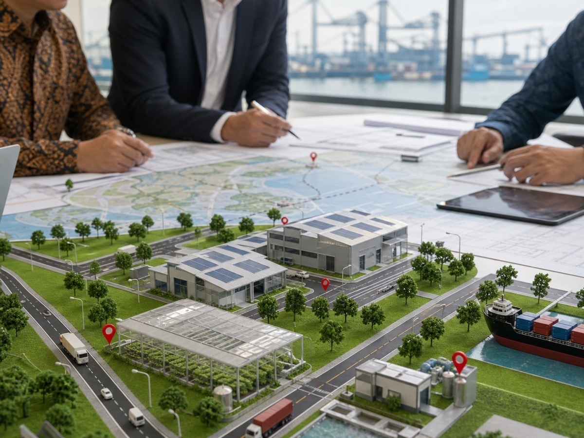Hành lang công nghiệp và logistics trong khu vực là nơi hợp tác Indonesia - Singapore có thể hiện hình rõ nhất.
