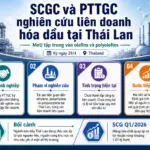 SCGC và PTTGC ký MoU nghiên cứu khả năng lập liên doanh hóa dầu tại Thái Lan, tập trung vào olefins và polyolefins.