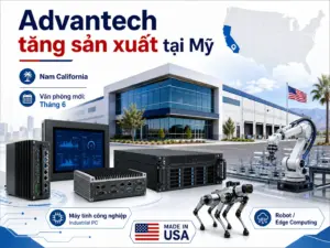 Ảnh minh họa: Advantech mở rộng sản xuất máy tính công nghiệp tại Mỹ, với cơ sở mới ở Nam California và mảng robot công nghiệp.