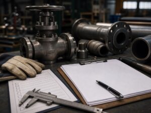 Thiết bị dầu khí và hồ sơ kiểm định gợi lại chi phí chứng nhận trong chuỗi nội địa. Ảnh minh họa tin tức.