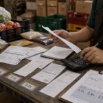 Giá thực phẩm và chi phí vận hành nhỏ lẻ đang ép biên lợi nhuận nhà cung ứng. Ảnh minh họa tin tức.