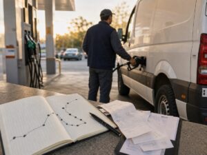Mạng lưới trạm hỗ trợ nhiên liệu ảnh hưởng trực tiếp đến dòng tiền giao hàng hằng tuần. Ảnh minh họa tin tức.