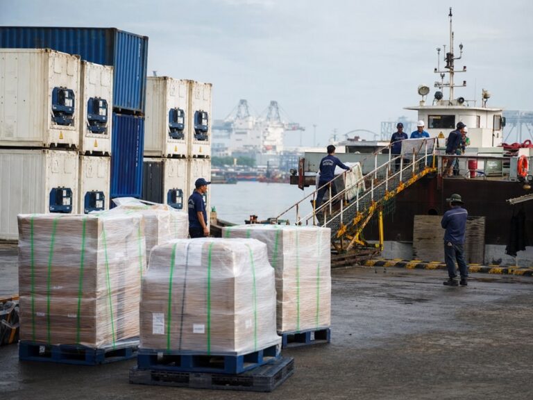 Tuyến logistics khu vực phụ thuộc vào lịch tàu, kho lạnh và thủ tục ổn định. Ảnh minh họa tin tức.