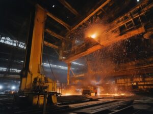 Tàu FPSO ngoài khơi tại xưởng đóng tàu, minh họa dự án khí North Hub của Indonesia