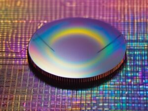 Minh họa chương trình SemiconStart Malaysia: kỹ sư thiết kế vi mạch làm việc trong phòng lab bán dẫn tại Malaysia