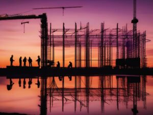 Công trường xây dựng trung tâm dữ liệu Malaysia tại khu công nghiệp Springhill, Negeri Sembilan