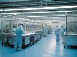 Phòng sạch sản xuất chất bán dẫn tại nhà máy Unisem Malaysia, biểu tượng cho thương vụ Unisem private placement mở rộng năng lực đóng gói bán dẫn