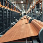 Dây chuyền điện tử tiên tiến tại Thái Lan cho hạ tầng AI với vật liệu CCL, PCB và thiết bị kiểm tra tự động, ảnh báo chí chân thực, không chữ đọc được và không khuôn mặt