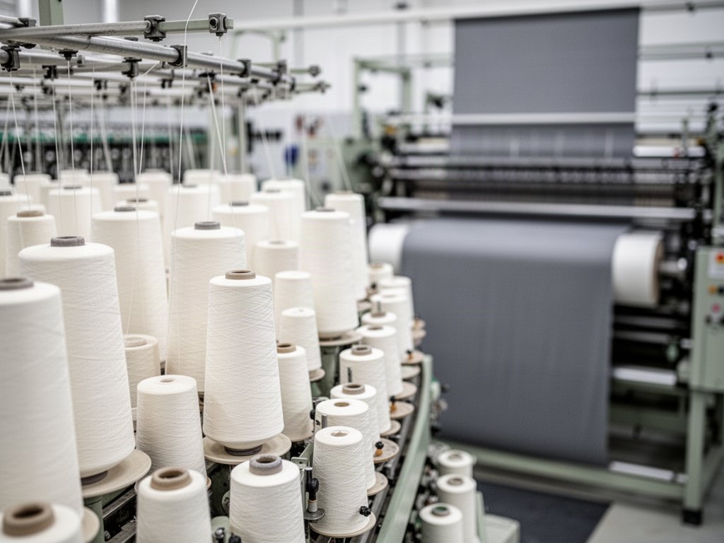 Dệt may 7 tháng: xơ sợi tăng 11,34%, vải tăng 9,57%, hàng may chỉ tăng 0,70% Ảnh: Minh họa tin tức