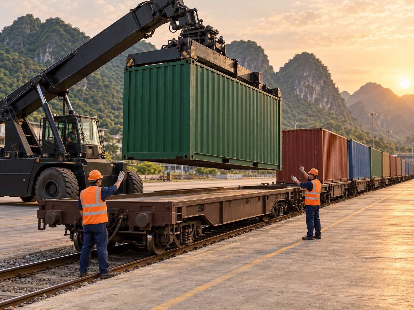 Ba tuyến đường sắt liên vận nối Trung Quốc được ưu tiên đầu tư mới Ảnh: Minh họa tin tức