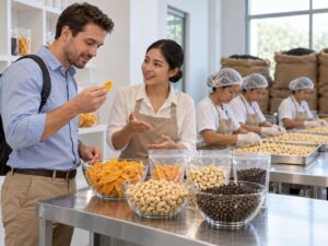 Nông sản Campuchia: hội thảo Rotterdam nhắm hạt điều, xoài sấy, hồ tiêu vào thị trường EU qua Hà Lan Ảnh: Minh họa do AI tạo