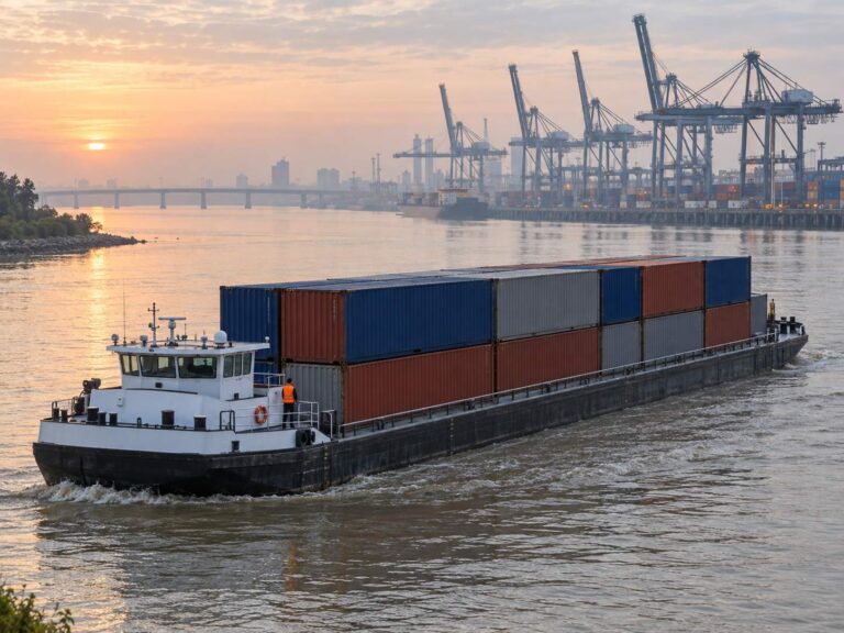 Indonesia số hóa, Hải Phòng dồn sang sà lan để kéo giảm chi phí logistics Ảnh: Minh họa tin tức