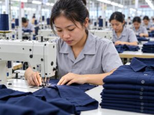 Dệt may xuất khẩu chín tháng chỉ tăng 1,9%, doanh nghiệp chia cước với khách và mở rộng hàng nội địa Ảnh: Minh họa tin tức