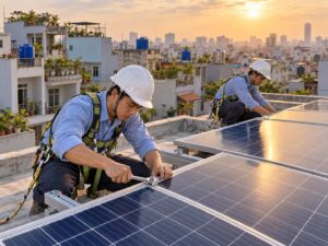Khoảng 13 tỉnh có chính sách hỗ trợ điện mặt trời mái nhà, Bộ Công Thương đôn đốc các tỉnh còn lại Ảnh: Minh họa tin tức