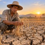 El Niño ở Philippines: thiệt hại 8,57 tỷ peso, Bộ Nông nghiệp ủng hộ tuyên bố thiên tai Ảnh: Minh họa do AI tạo