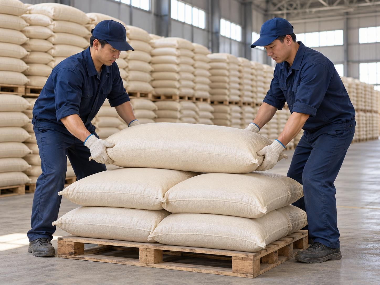 Gạo hỗ trợ Indonesia đến hết tháng 12: 1 triệu tấn cho 33,2 triệu người nhận, thêm 1 triệu tấn cho SPHP Ảnh: Minh họa do AI tạo