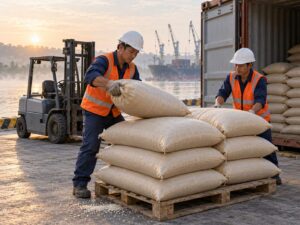 Xuất khẩu gạo chín tháng đạt 6,4 triệu tấn, Trung Quốc lên hạng hai khi nhu cầu gạo tấm tăng Ảnh: Minh họa tin tức