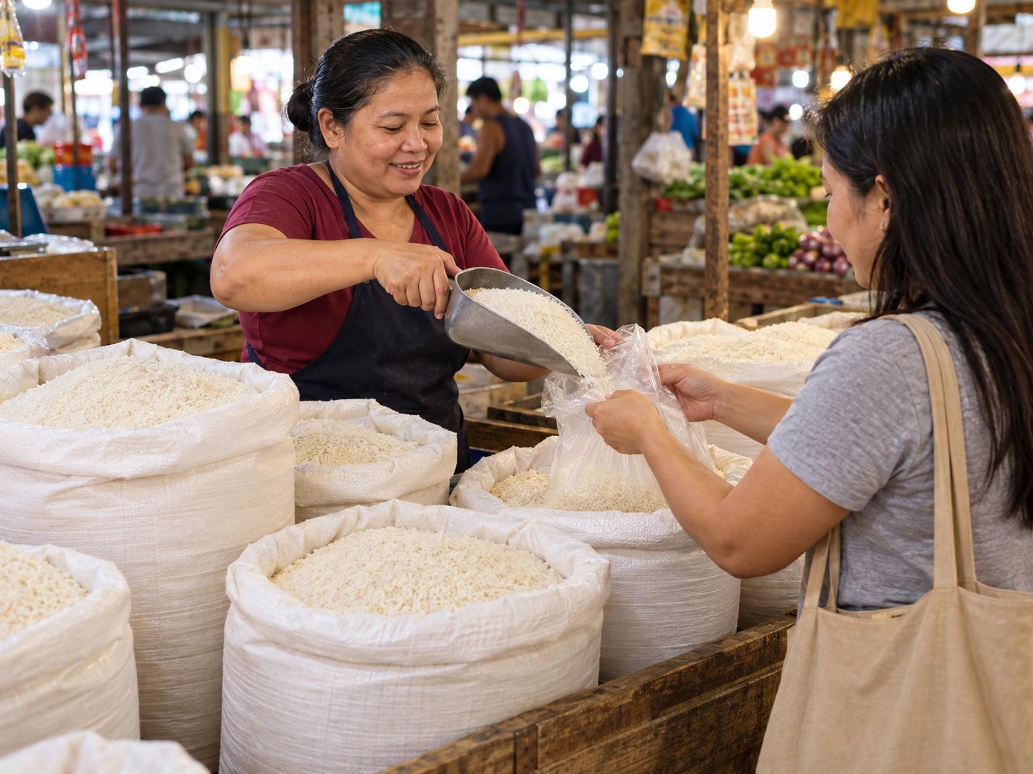 Gạo Việt Nam chiếm 2,73 triệu tấn trong 4,07 triệu tấn gạo Philippines nhập khẩu Ảnh: Minh họa tin tức