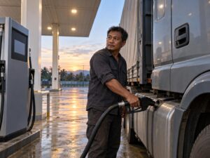 Giá diesel đi ba hướng ở ASEAN: Việt Nam giảm 589 đồng, Thái Lan tăng 0,75 baht Ảnh: Minh họa tin tức