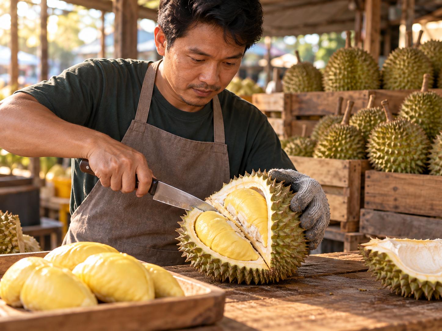 Indonesia chốt ba MoU sầu riêng với Trung Quốc, sầu riêng đông lạnh đạt 1.000 tỷ rupiah Ảnh: Minh họa tin tức