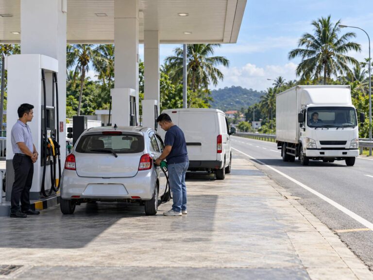 Giá xăng Malaysia: RON95 giữ 1,99 ringgit/lít, trợ giá có thể lên 42–45 tỷ ringgit mỗi năm Ảnh: Minh họa do AI tạo