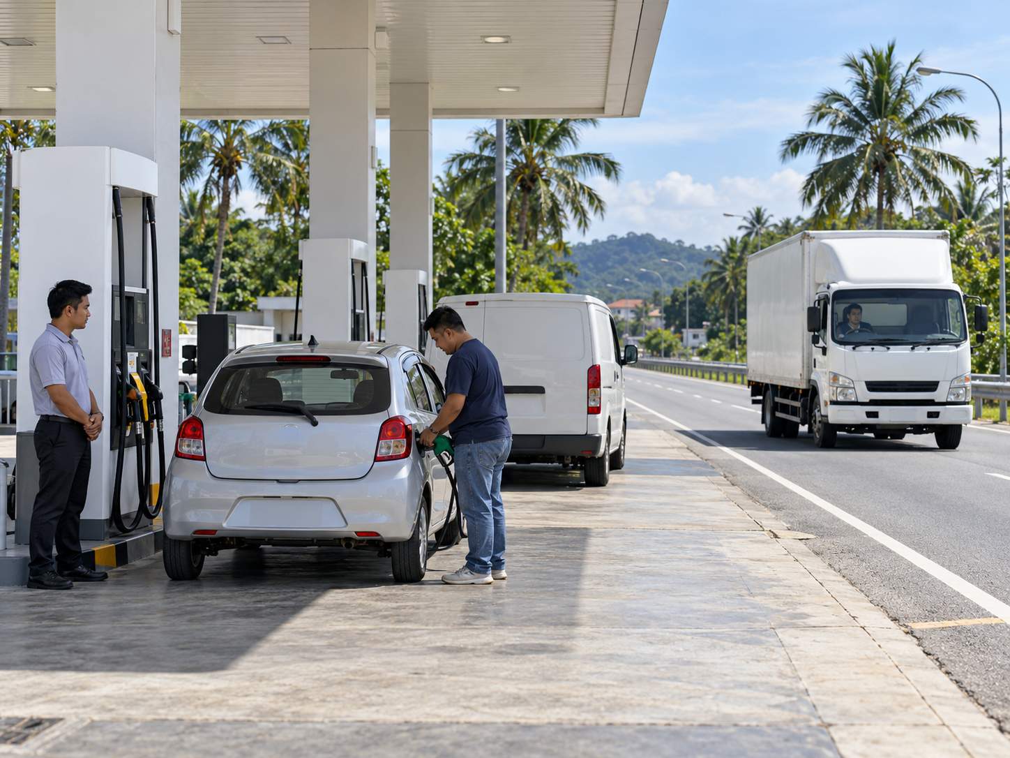Giá xăng Malaysia: RON95 giữ 1,99 ringgit/lít, trợ giá có thể lên 42–45 tỷ ringgit mỗi năm Ảnh: Minh họa do AI tạo