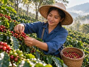 Khởi công nhà máy cà phê Nestlé 23 tỷ baht tại Thái Lan Ảnh: Minh họa do AI tạo