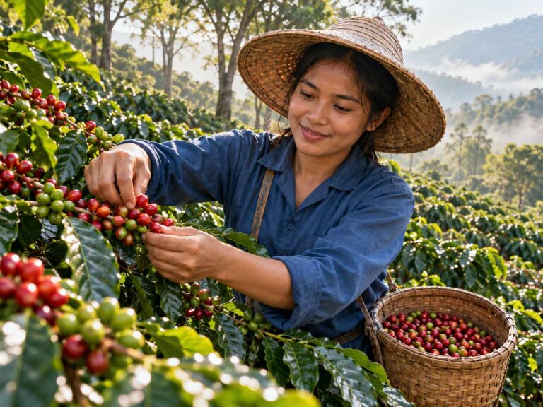 Khởi công nhà máy cà phê Nestlé 23 tỷ baht tại Thái Lan Ảnh: Minh họa do AI tạo