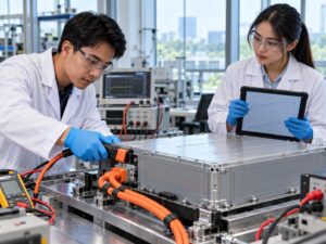 Thái Lan dự kiến bắt buộc tiêu chuẩn an toàn cho pin xe điện, nhà sản xuất và nhập khẩu cần giấy phép Ảnh: Minh họa do AI tạo