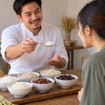 Gạo thủ công Thái Lan: 466 nhóm sản xuất ra mắt khi xuất khẩu 9 tháng giảm 19,26% về lượng Ảnh: Minh họa do AI tạo