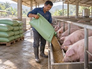 Thức ăn chăn nuôi tăng giá lần thứ bảy, heo hơi lùi về 55.500 đồng/kg Ảnh: Minh họa tin tức