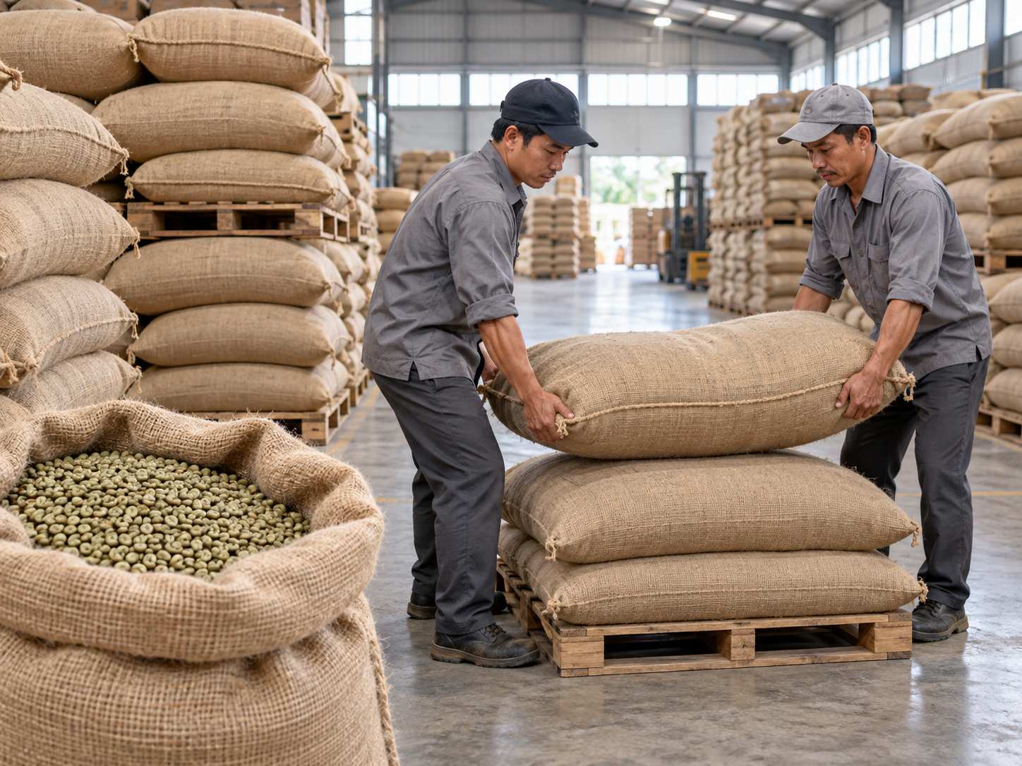 Vĩnh Hiệp động thổ nhà máy cà phê công suất 300.000 tấn/năm tại VSIP III Ảnh: Minh họa tin tức