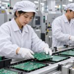 Xuất khẩu Malaysia tháng 9 tăng 54,5% lên 215,1 tỷ ringgit, nhập khẩu điện tử tăng 92,3% Ảnh: Minh họa do AI tạo