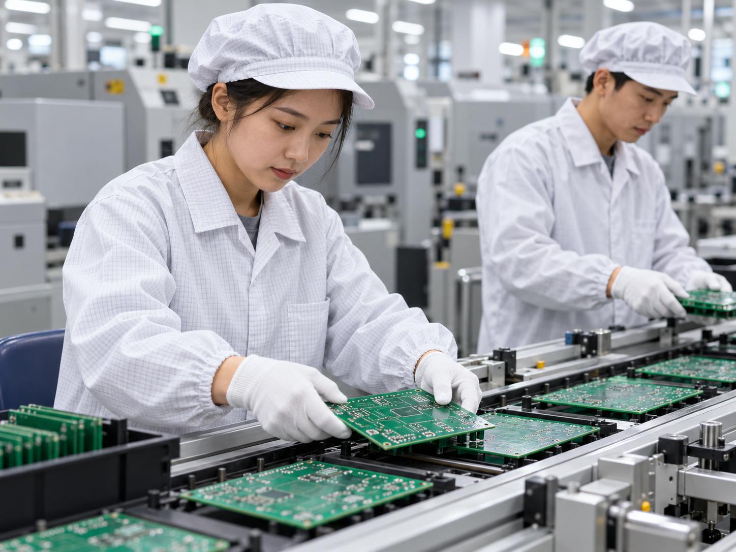 Xuất khẩu Malaysia tháng 9 tăng 54,5% lên 215,1 tỷ ringgit, nhập khẩu điện tử tăng 92,3% Ảnh: Minh họa do AI tạo