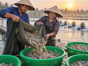 Tôm, cá tra kéo xuất khẩu thủy sản 9 tháng, quý IV chịu sức ép chi phí Ảnh: Minh họa tin tức